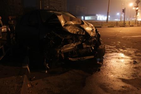 ДТП на перекрестке пр. Маршала Жукова и ул. Танкопия. 