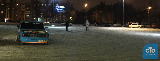 Покатушки на парковке BILLA