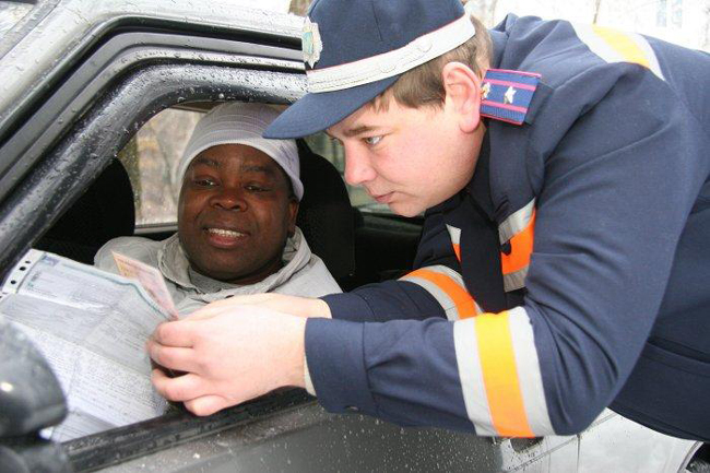 ГАИ и иностранцы. 